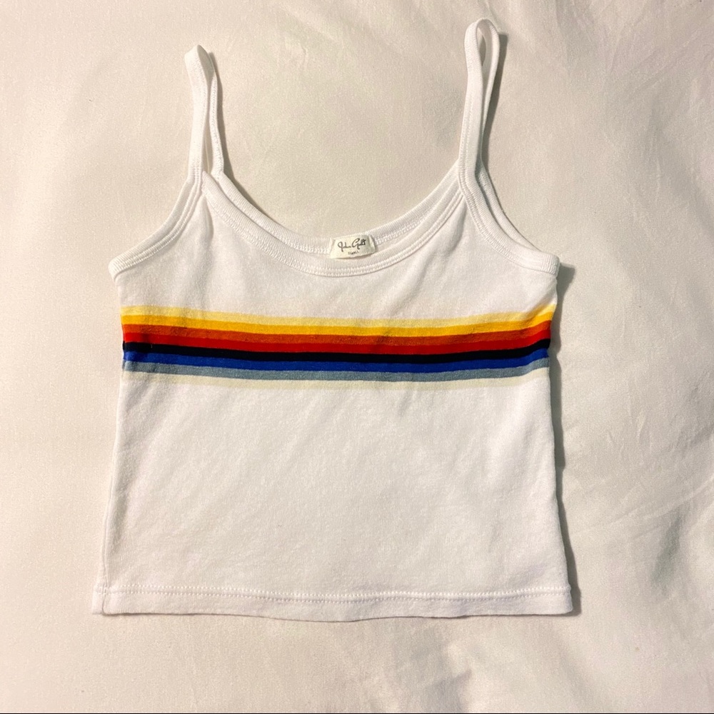 Brandy Melville John Galt Cropped Tank Top